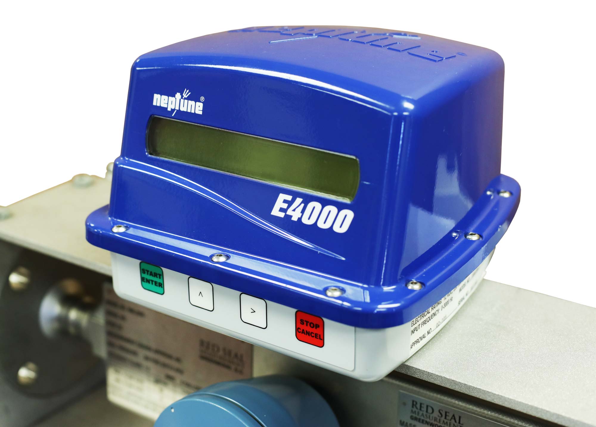 Neptune E4000 Electronic Register Red Seal Measurement